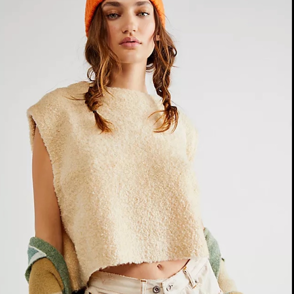 NWT Free People Margot Sweater Vest